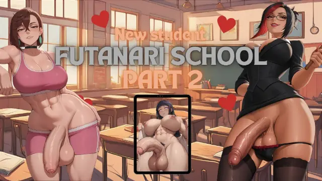 New Student In The Futanari School 2 | FUTA JOI
